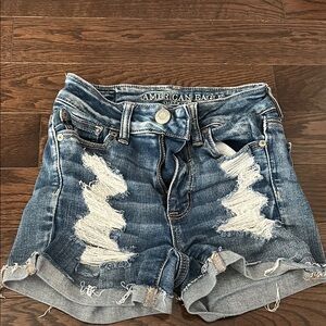 American Eagle Outfitters Women's Blue Denim Shorts